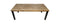 HSM Collection Eettafel Atlanta - 200x100 cm - rustiek oud teak/metaal