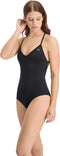 PUMA Swim - V-Neck Crossback Badpak - Comfortabele pasvorm - Zwart