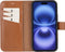 NorthLife Geschikt voor iPhone 16 Plus - Leren Afneembare 2-in-1 bookcase telefoonhoes - Cognac