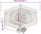vidaXL - Rookgenerator - koud - 6-hoekig - 22,5 - cm - roestvrij - staal