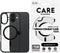 PanzerGlass CARE by PG UrbCom - Soft case - Krasbestendig Schokbestendig - Black (Apple - iPhone 2024 6.1'')