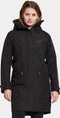Didriksons Ilma WNS Parka - Dames Outdoorjas - Waterdicht Ademend - Zwart (2023)