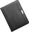 Alassio schrijfmap - MARES - A4 - kunstleer - zwart - notitieblok - JU-96086