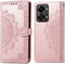 iMoshion Hoesje Geschikt voor OnePlus Nord 2T Hoesje Met Pasjeshouder - iMoshion Mandala Bookcase - Rosé Goud
