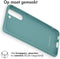 iMoshion Hoesje Geschikt voor Samsung Galaxy S21 Hoesje Siliconen - iMoshion Color Backcover - Donkergroen