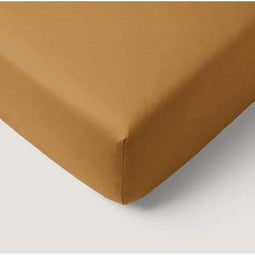 Hoeslaken - P'TIT DODO - 60 x 120 cm - Jersey - Karamel