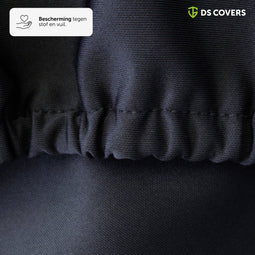 FLEXX Topcase motorhoes van DS COVERS – Indoor – Stofafstotend – Ademend – Lakvriendelijk - Premium stretch fit – met topcase - Incl. Opbergzak – Maat XXL