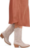 POSH by Poelman JOYA - Cowboylaarzen - Ritssluiting - Beige