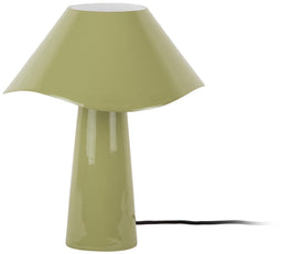Leitmotiv Ameno - Tafellamp - Moderne mushroom-vorm - Groen - Ø28cm