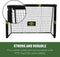 Umbro Voetbaldoel - Voetbal Goal 180 x 120 x 60 cm - Snelle Montage - Metaal - Zwart/Geel