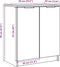 vidaXL - Schoenenkast - 59x35x70 - cm - bewerkt - hout - artisanaal - eikenkleurig