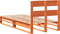 vidaXL - Bedframe - zonder - matras - massief - grenenhout - wasbruin - 75x190 - cm