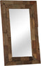 vidaXL - Spiegel - 50x80 - cm - massief - gerecycled - hout