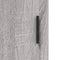 vidaXL - Salontafel - 90x50x40 - cm - bewerkt - hout - grijs - sonoma - eikenkleurig