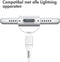 imoshion - Lightning naar USB A Kabel - 1 meter - Gevlochten textiel - Wit