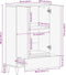 vidaXL - Hoge - kast - 60x33,5x100 - cm - massief - mangohout