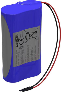 Ansmann 2S1P Accupack Aantal cellen: 2 Batterijgrootte: 18650 Kabel Li-ion 7.2 V 3350 mAh