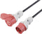 Sygonix SY-5245022 Stroom Verlengkabel 16 A Zwart 25 m Weerbestendig, Geschikt voor buiten