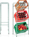 tectake® Rek voor 3 drankkratten - Krattenrek - Ruimtebesparende opslag - Muurbevestiging