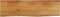 vidaXL - Tafelblad - met - natuurlijke - rand - 100x30x2,5 - cm - massief - mangohout