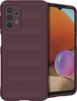 iMoshion Hoesje Geschikt voor Samsung Galaxy A32 (5G) Hoesje Siliconen - iMoshion EasyGrip Backcover - Aubergine
