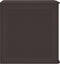 vidaXL - Tuinopbergbox - Bruin - 55x53x57 - cm - PP