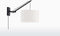 GOOD&MOJO Wandlamp Andes - Bamboe Zwart/Wit - 50x32x45cm - Binnen Scandinavisch,Bohemian