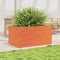 vidaXL - Plantenbak - 90x60x46 - cm - massief - grenenhout - wasbruin
