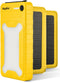 Aqiila Powerbird BS10 - Powerbank - 10.000 mAh - 4 zonnepanelen - Geel