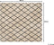 MIDYAT - Laagpolig vloerkleed - Beige - 200 x 200 cm - Polyester