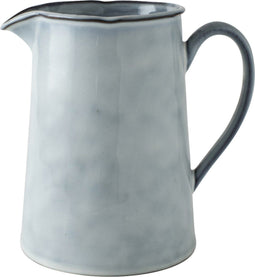 Dutch Rose Organic Waterkan 1.6 Liter - Stoneware Handgemaakt - Blauw