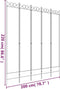 vidaXL - Kamerscherm - met - 5 - panelen - 200x220 - cm - stof - bruin