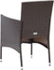 vidaXL - Tuinstoelen - 2 - st - poly - rattan - bruin