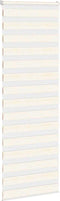 vidaXL - Zebra - rolgordijn - 80x200 - cm - stofbreedte - 75,9 - cm - marmerbeige