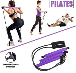 Fuegobird Pilates Stick - Pilates Bar - Weerstandsband - Fitness elastiek