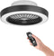 EGLO Sazan - Plafondventilator met LED - 3 snelheden - Wit/Zwart