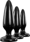 NS Novelties - Pleasure Plug 3pc Trainer Kit - Anal Toys Buttplugs Zwart