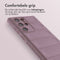 imoshion Hoesje - Geschikt voor Samsung Galaxy S22 Ultra - EasyGrip Backcover - Paars