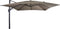 Outdoor Living - Zweefparasol VirgoFlex taupe 3x3mtr