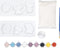 Totum Disney Stitch - 3 in 1 knutselset XL - armbandjes maken gipsfiguren gieten diamond painting magneten