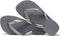 Havaianas TOP TIRAS - Slippers - Rubber zool - Grijs (35/36)