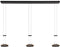 Steinhauer 3501ZW - Hanglamp 3 lichts - Hoogteinstelbaar 3000 lumen - Zwart