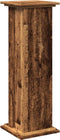 vidaXL - Sokkel - met - opbergruimte - 31x30x90 - cm - bewerkt - hout - oud - houtkleur