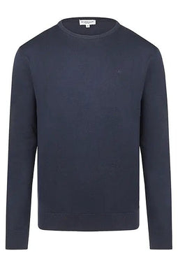 McGregor C-Neck Sweater - Navy - Cotton/Nylon/Merino - Maat S