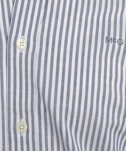 McGregor - Shirt Stretch Oxford Large Stripe - Navy - XL-