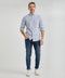 McGregor - Shirt Stretch Oxford Large Stripe - Navy - XL-