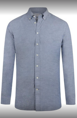 McGregor Stretch Oxford Shirt - Navy - maat XXL