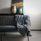 Dutch Decor - OSCAR - Plaid 140x180 cm - Charcoal Gray - grijs - Deken