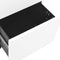 vidaXL - Ladeblok - verrijdbaar - 39x45x67 - cm - staal - wit