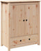 vidaXL - Hoge - kast - 83x41,5x100 - cm - massief - grenenhout